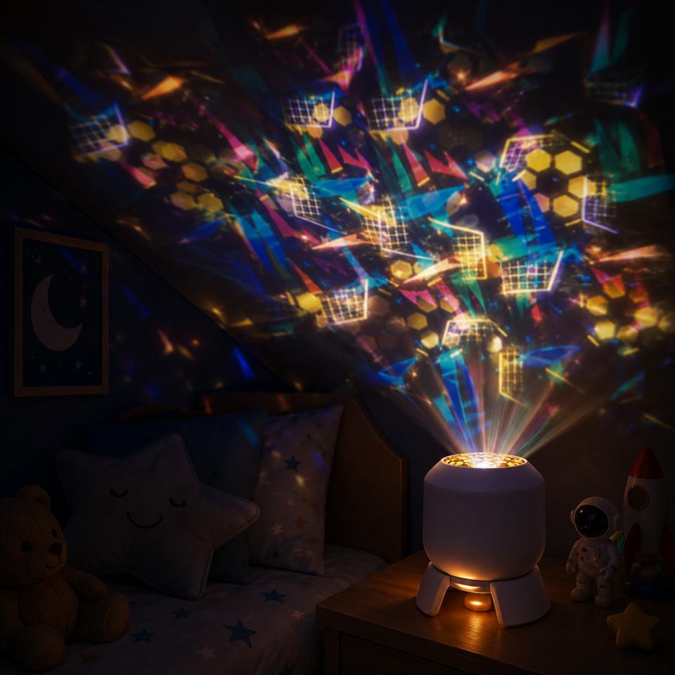 SeaDream – Speels & Leerzaam – 360° Roterend LED Nachtlampje