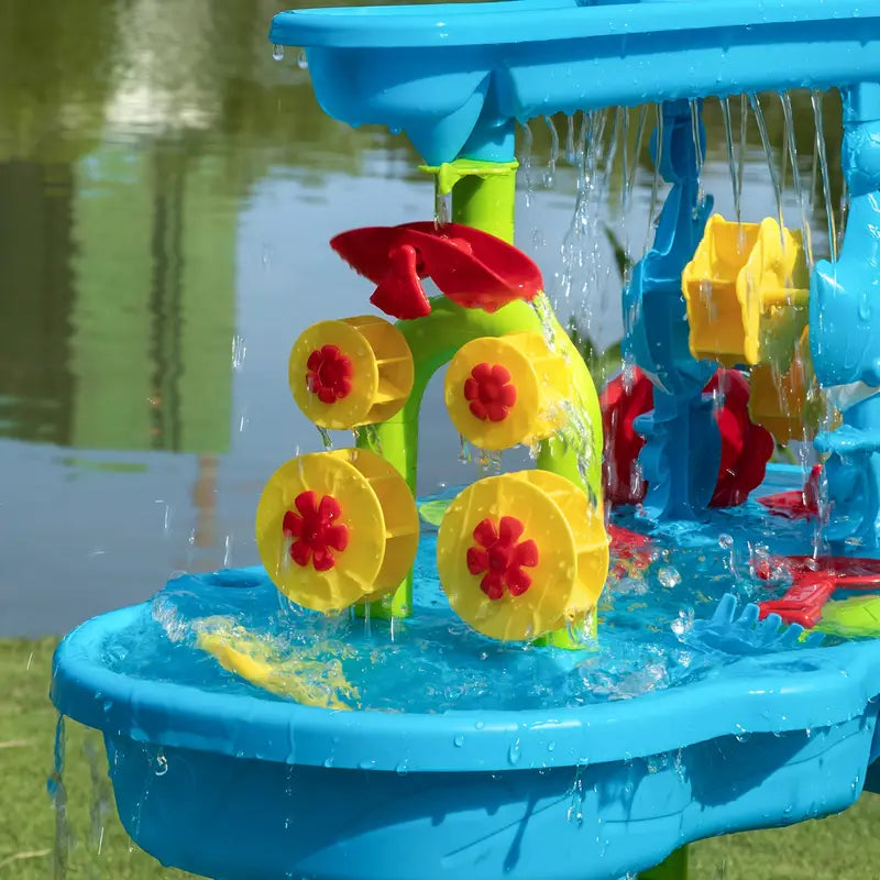 Splashplay – Zomerplezier & Ontdekken – 3-laags Zand- en Waterspeeltafel