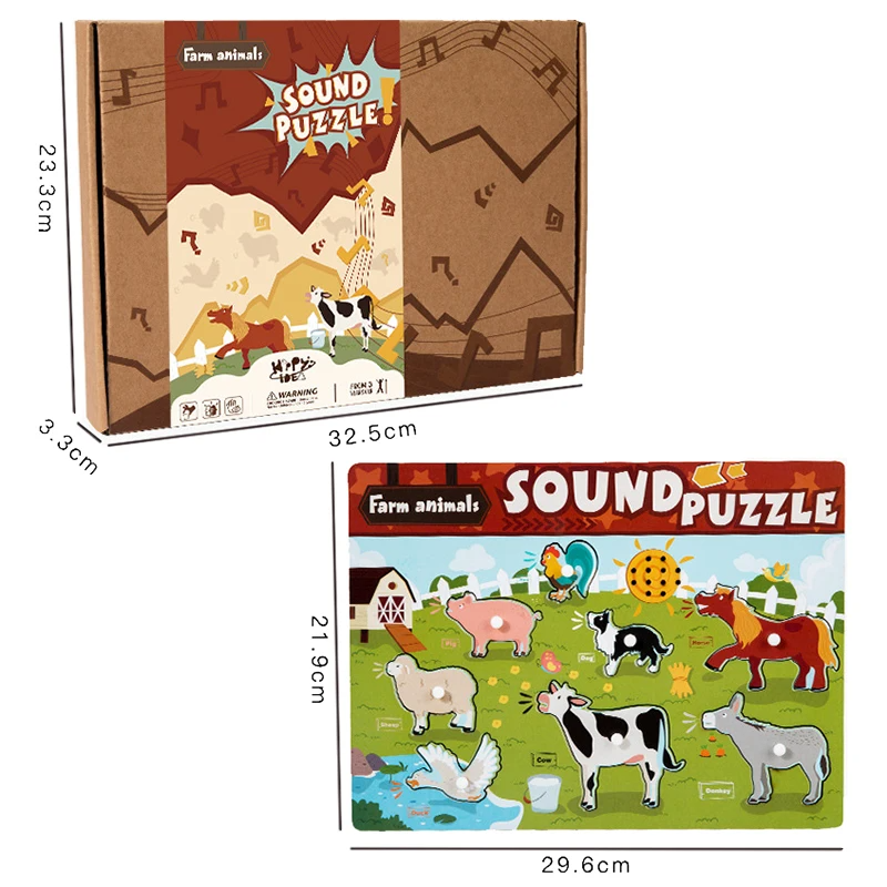 Sound Matching Game™ – Hoor & Ontdek – Educatieve Puzzel