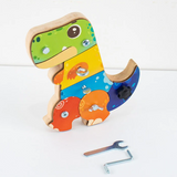 Dino Screwdriver Board™ - Draai & Ontdek - Sensorisch Speelgoed