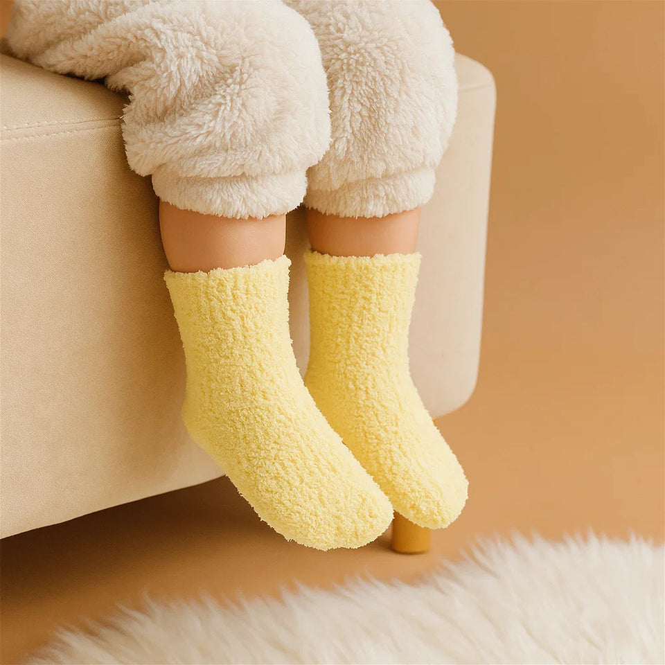 SnuggleBoo – Warm & Zacht – Fleece Babysokken