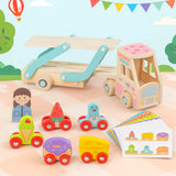 CargoMatch – Creatief & Educatief – Houten vrachtwagen