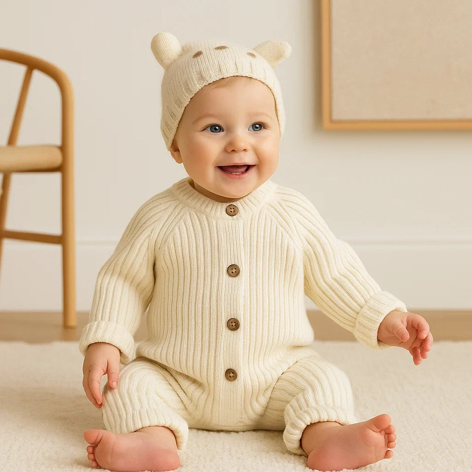 CozyCotton – Comfortabel & Stijlvol – Gebreide Romper