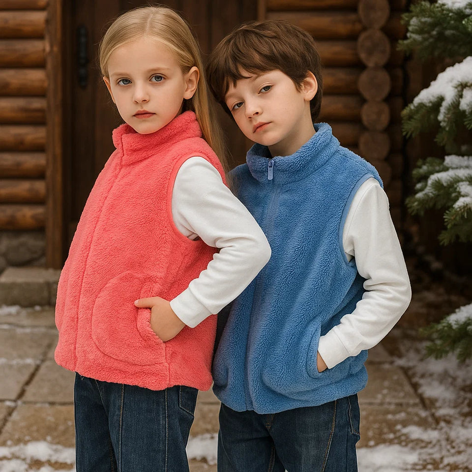 MiniWarm – Licht & Isolerend – Vest met Verdikte Fleecevoering