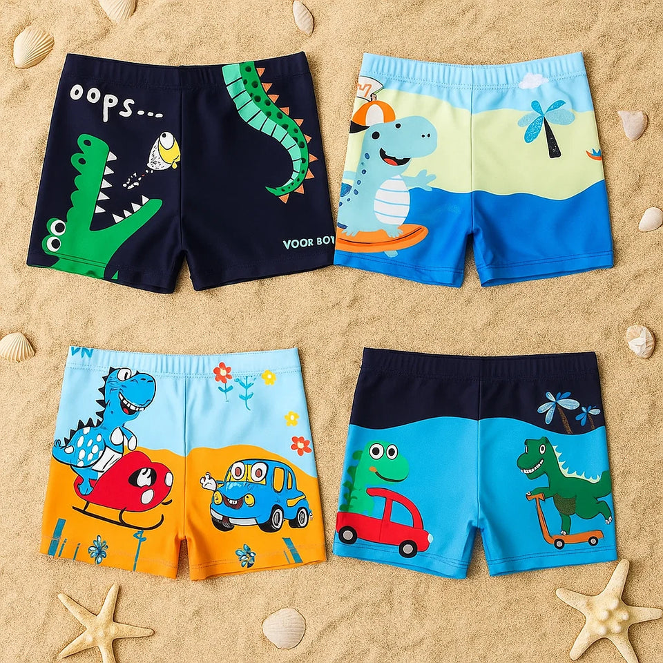 CoolBreeze – Zomers & Ademend – Strakke Kinder Zwembroek