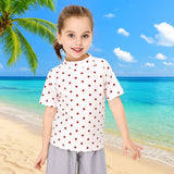 SunnyGuard – Zomers & Beschermend – Anti-UV Kinder Zwemshirt met Korte Mouwen