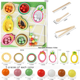 Toddler Clips™ - Fruit & Vorm Match - Sorteerspel