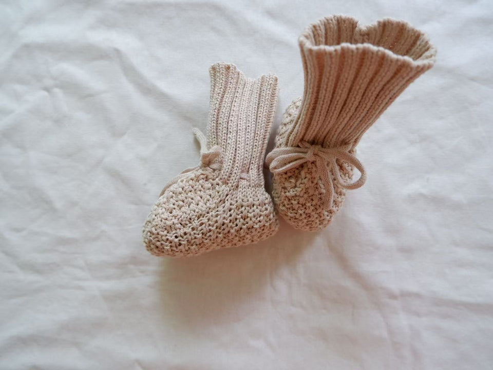 Mini Fashion™ - Warm & Stijlvol - Gebreide Babyslofjes