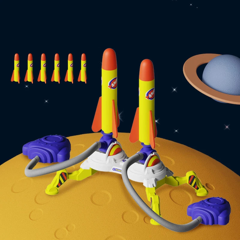 Air Rocket - Spring & Lanceer - Raket Speelgoed