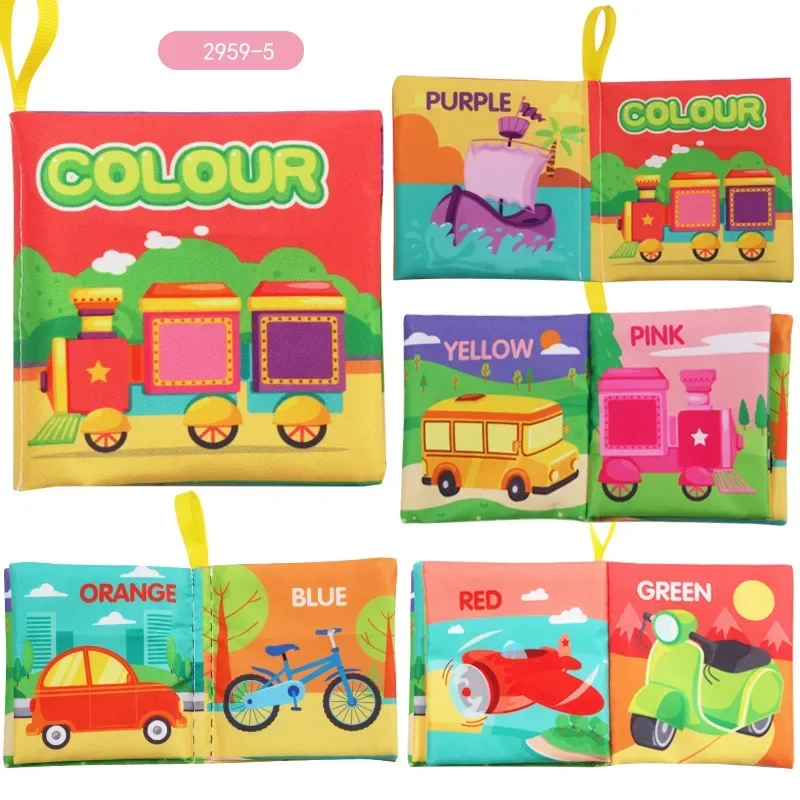 Rattle Book™ - Geluid & Beweging - Stoffen Boekje