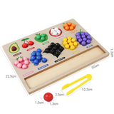 Toddler Clips™ - Fruit & Vorm Match - Sorteerspel