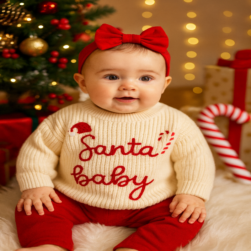 JoyKnit – Knus & Warm - Kersttrui met tekst