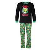 ChristmasGrinch – Speels & Gezellig – Familie Kerstpyjama met Grinchprint