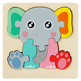 3D Wooden Puzzle™ - Speels Dierenavontuur - Legpuzzel