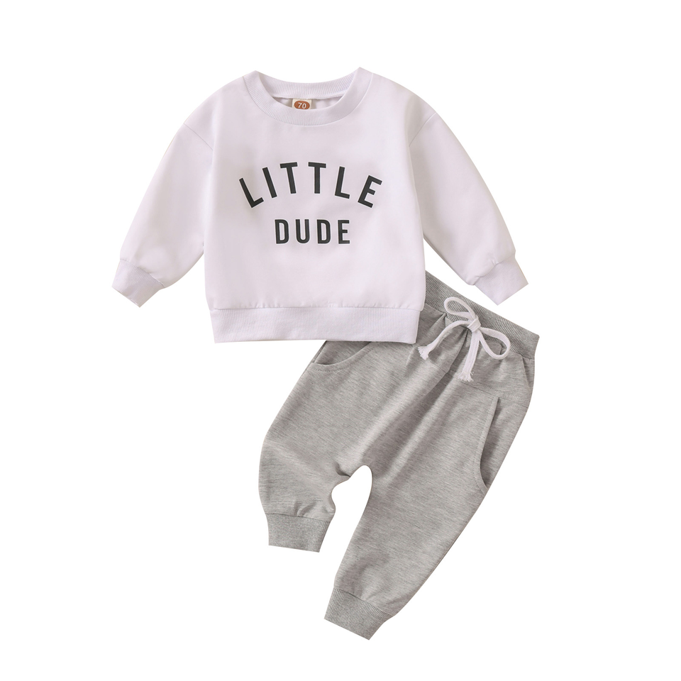 Mini Fashion™ - Stoere 'Little Dude' Set Katoen