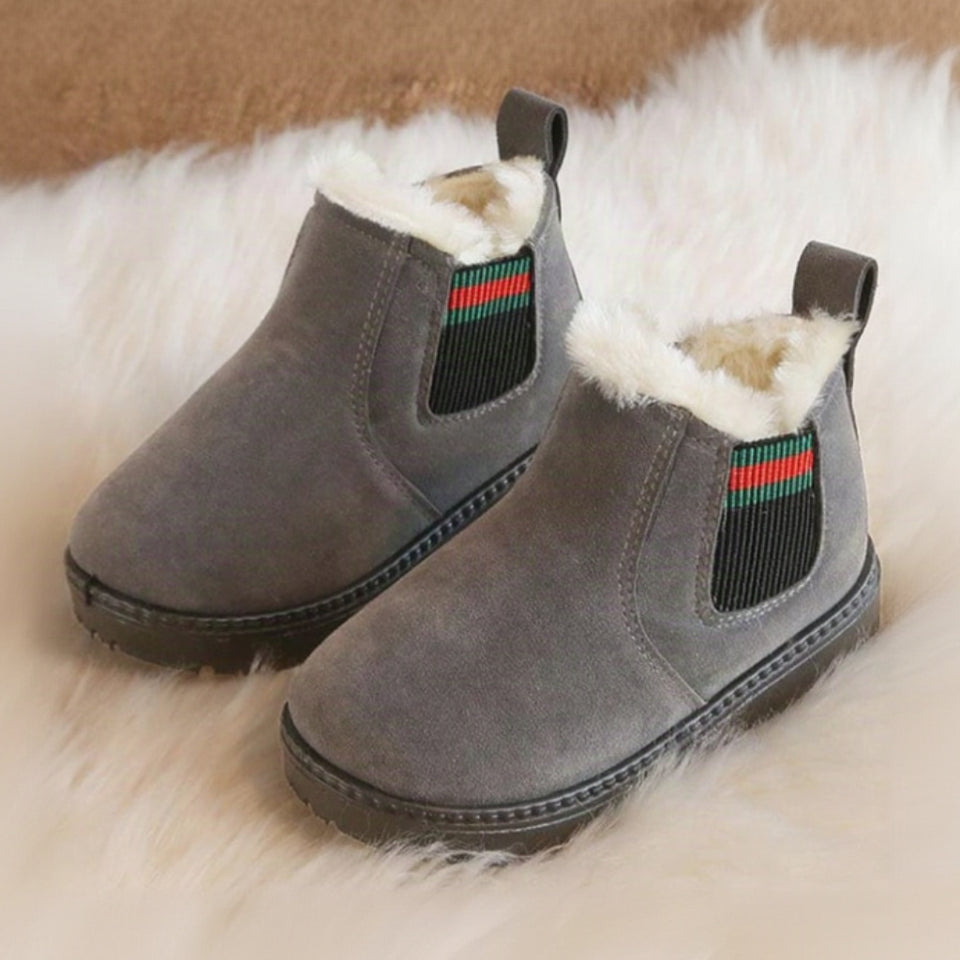 SnowySteps – Warm & Zacht – Baby Winterlaarsjes met Pluche Voering