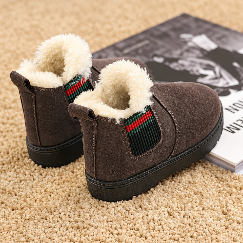 SnowySteps – Warm & Zacht – Baby Winterlaarsjes met Pluche Voering