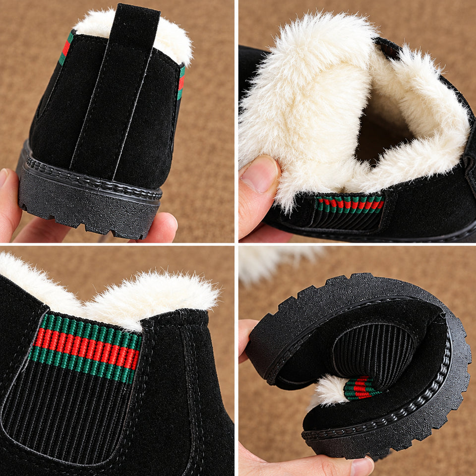 SnowySteps – Warm & Zacht – Baby Winterlaarsjes met Pluche Voering
