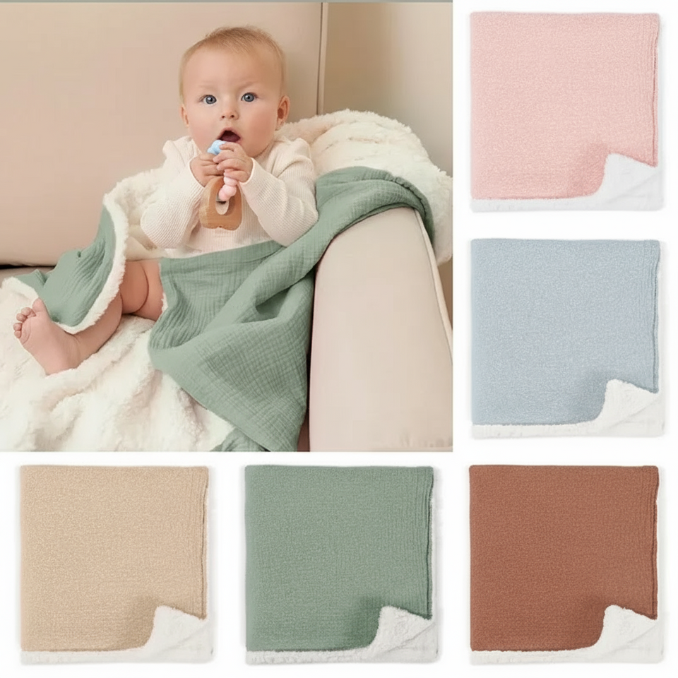 SnuggleBear – Premium Dikke & Zachte Baby Deken