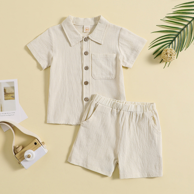 Mini Fashion™ - Katoen Linnen Zomerset Jongens