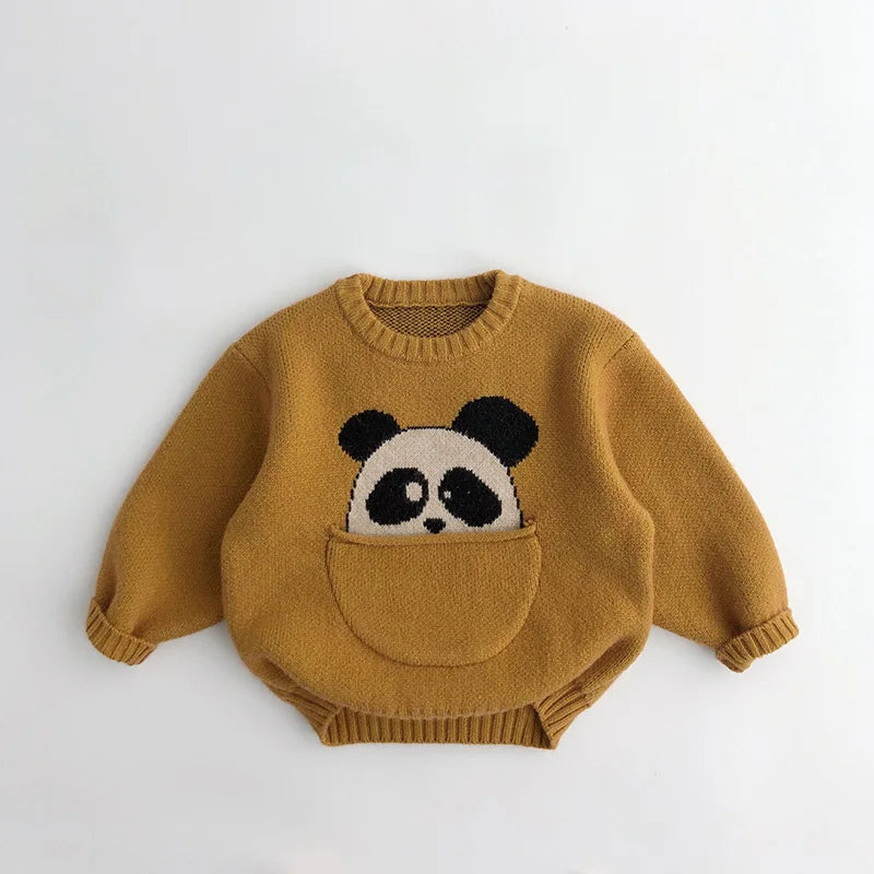 Mini Fashion™ - Leuke Print met Buidel - Dieren Trui