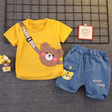 Mini Fashion™ - Dierenprint - Katoenen Kledingset