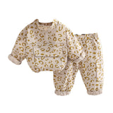 Mini Fashion™ - Coole Luipaard Print - 2-Delige Kledingset