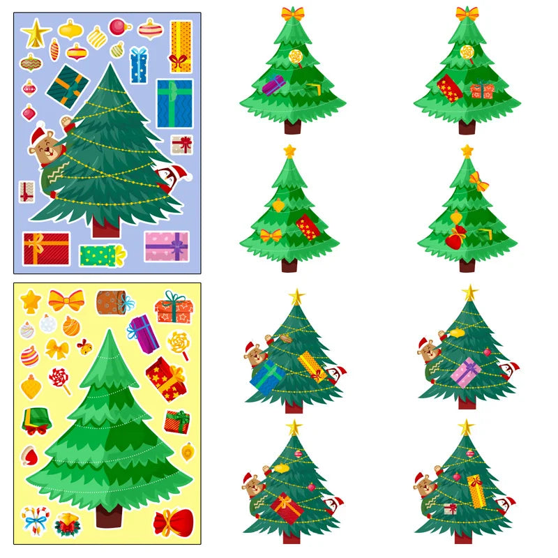 Xmas Tree Stickers™ - Bouw je eigen kerstwonder - DIY Stickers
