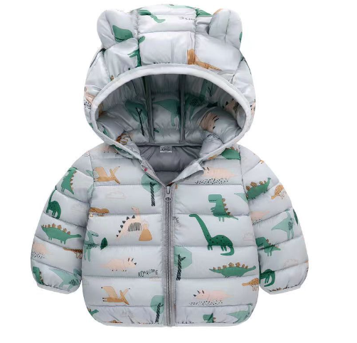 Mini Fashion™ - Polyester winterjas met Capuchon