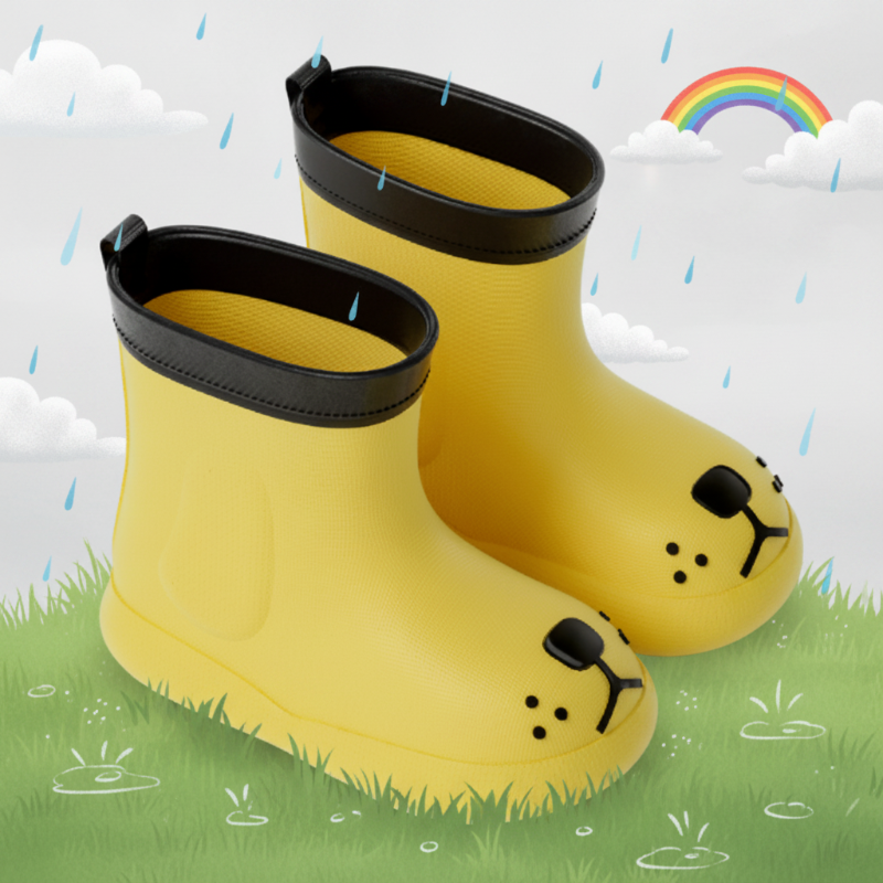 PuddlePaws – Waterdicht & Speels – Woef Regenlaarzen