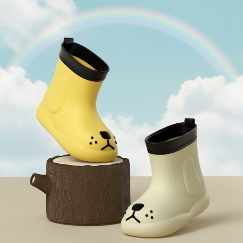 PuddlePaws – Waterdicht & Speels – Woef Regenlaarzen