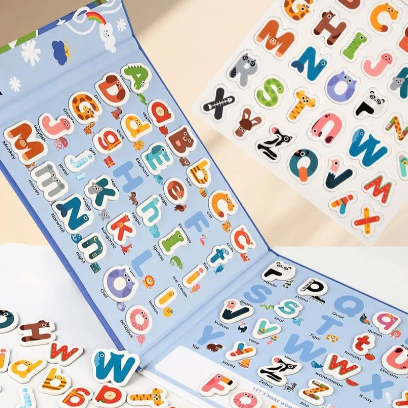 BusyBrain – Engelse woordjes leren & rekenen – Alfabet & Cijfers Puzzelboek