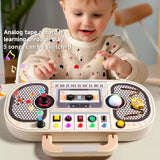 Wooden Busy Board – Motoriek & Interactief – Activiteiten Muziek Bord