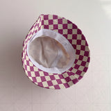 Bucket Hat – Schattig & Beschermend – Kinder Hoed Geruit