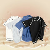 SunnyGuard – Zomers & Beschermend – Anti-UV Kinder Zwemshirt met Korte Mouwen