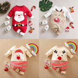 Mini Fashion™ - Zacht Materiaal - Baby Kerstkostuum