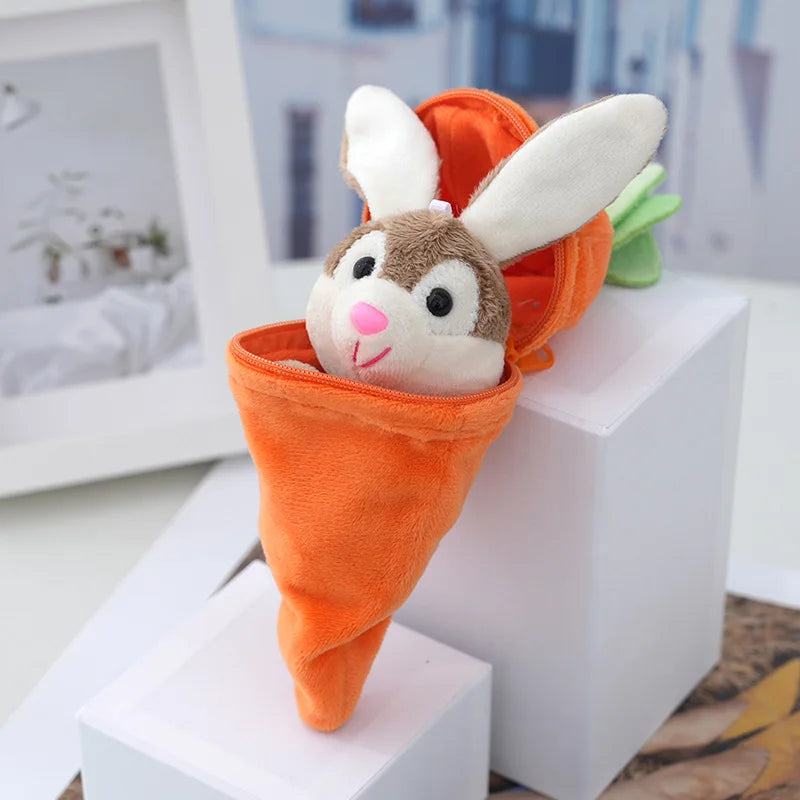 Personalized Bunny – Ultiem Paascadeau - Pluche wortelkonijn met naam