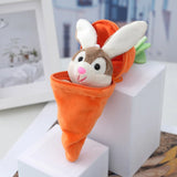 Personalized Bunny – Ultiem Paascadeau - Pluche wortelkonijn met naam
