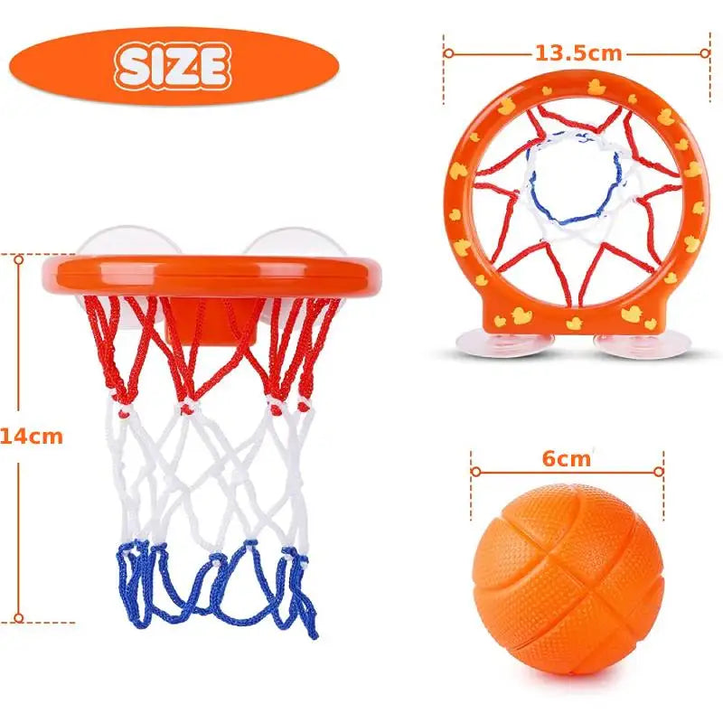 Bath Basketball™ – Spetterend Scoreplezier – Basketbal Badspeelgoed Set