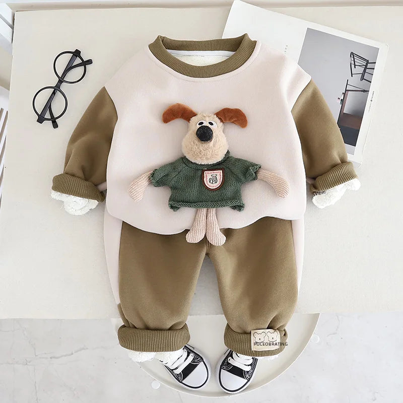 Mini Fashion™ - Warm & Zacht - Herfst Joggings Pak voor Kinderen