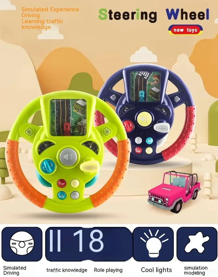 Toy Steering Wheel™ -  Mini-Stuurtjes, Maxi-Plezier - Speelgoed Stuurwiel