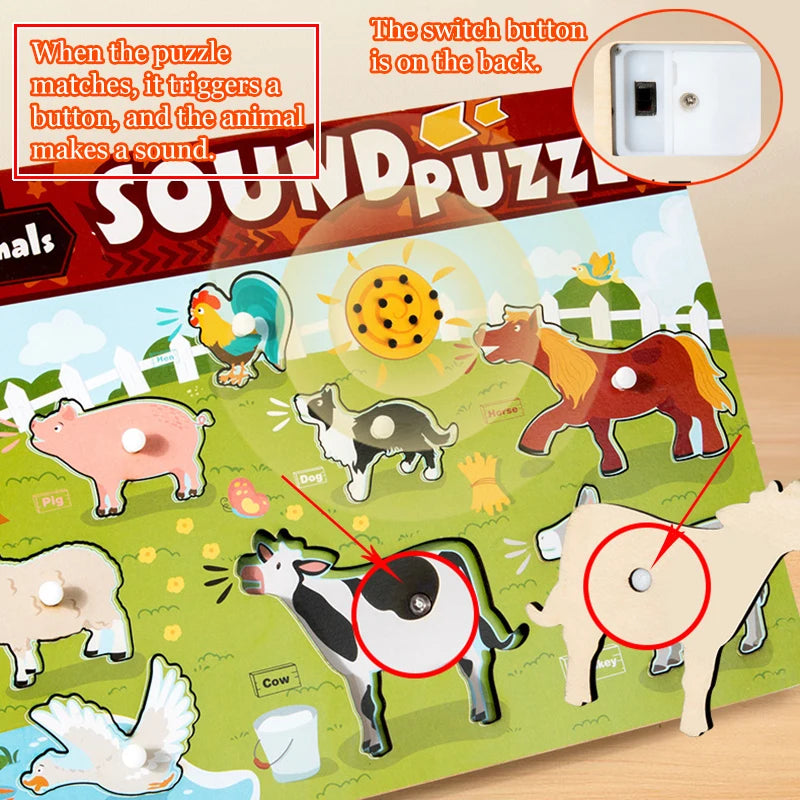 Sound Matching Game™ – Hoor & Ontdek – Educatieve Puzzel