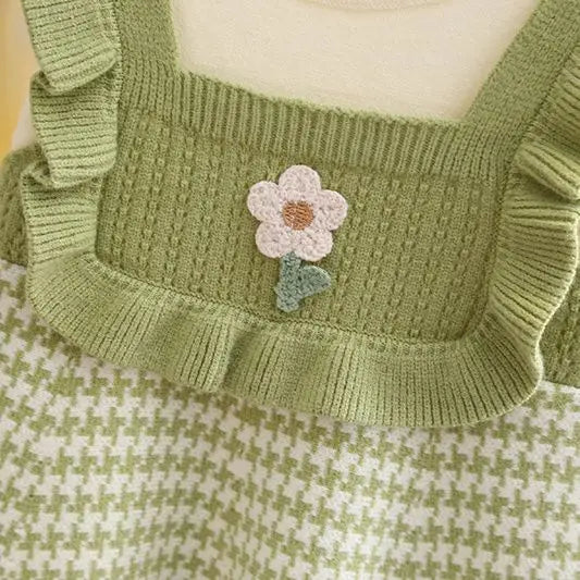 Mini Fashion™ - Schattige Look - Jurk met lange mouwen