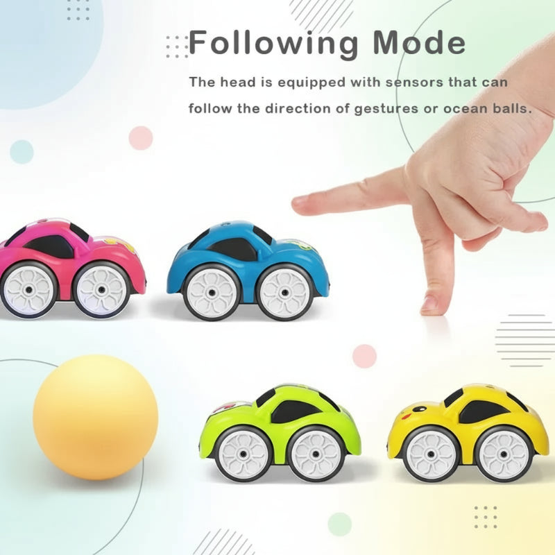 TinyRacer – Tekenplezier & Slim Rijden – Autonome Cartoon Auto