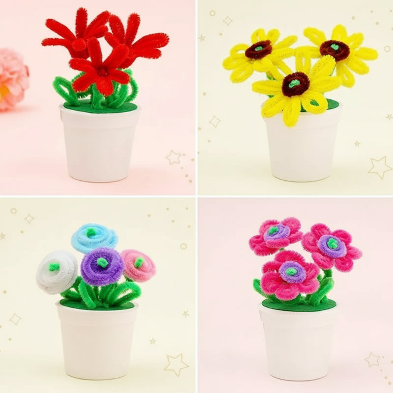 CraftBloom – Kleurrijk & Creatief – DIY Bloempot Knutselset
