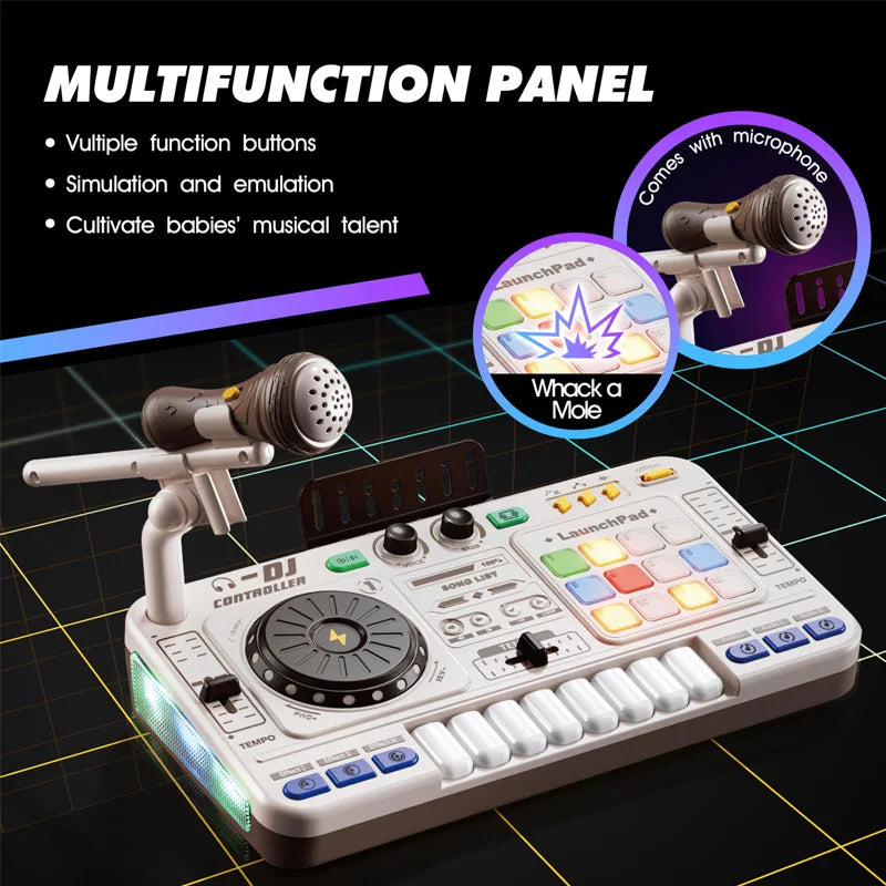 MiniDJ – Muzikaal & Interactief – DJ Mixer Speelgoed