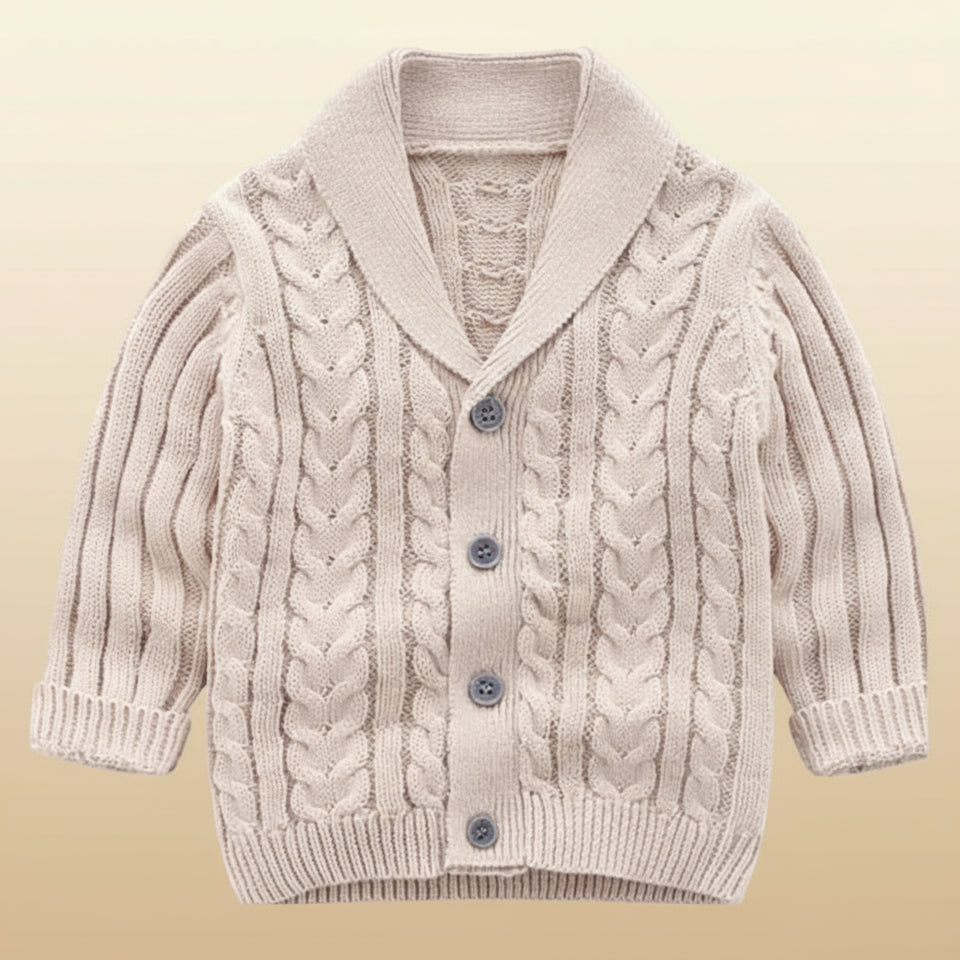 CozyCub – Comfortabel & Modieus – Gebreide Kinder Cardigan Sweater