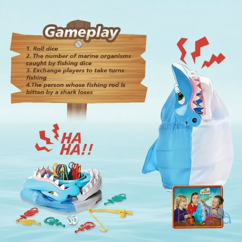 SharkAttack – Speels & Educatief – Partyspel met Kleurrijke Zeedieren