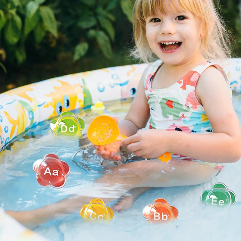 BubbleAlphabet – Zacht & Leerzaam – Water Letters