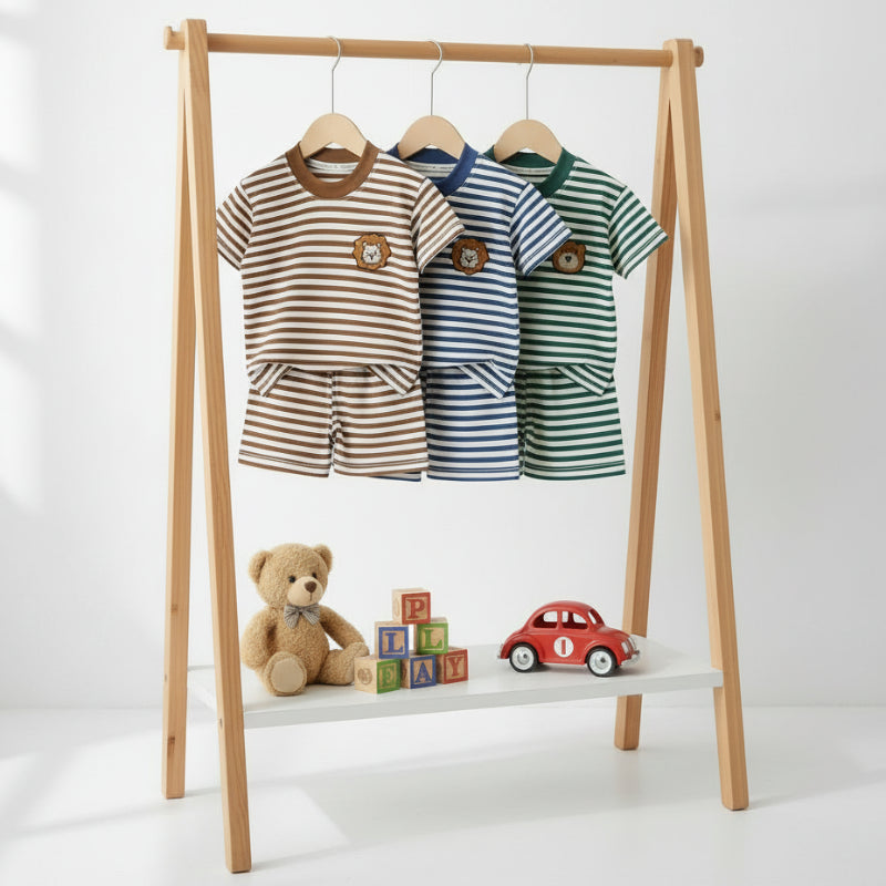 Kids Stripe Outfit – Trendy & Comfort – Zomer Kinder Outfit